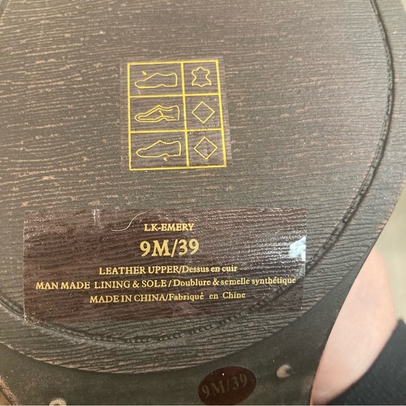 LUCKY BRAND  Sz 9 Odenah Stacked Heel Slip On Pointy Western Style Mules NEW - Picture 13 of 13